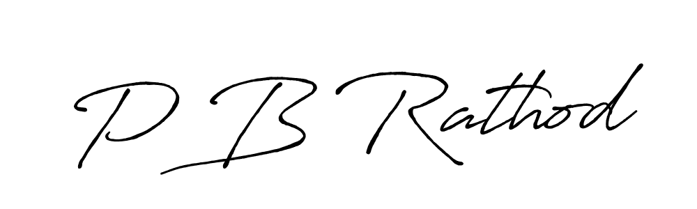 Also we have P B Rathod name is the best signature style. Create professional handwritten signature collection using Antro_Vectra_Bolder autograph style. P B Rathod signature style 7 images and pictures png