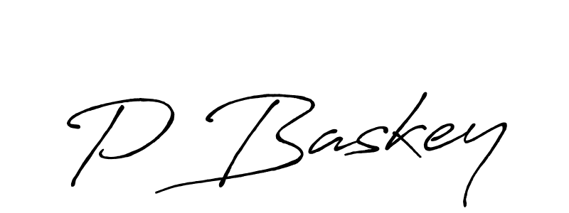 It looks lik you need a new signature style for name P Baskey. Design unique handwritten (Antro_Vectra_Bolder) signature with our free signature maker in just a few clicks. P Baskey signature style 7 images and pictures png