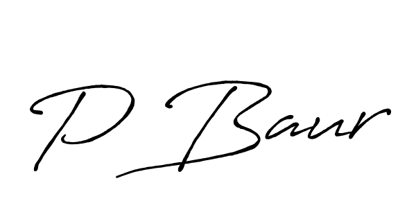 Use a signature maker to create a handwritten signature online. With this signature software, you can design (Antro_Vectra_Bolder) your own signature for name P Baur. P Baur signature style 7 images and pictures png