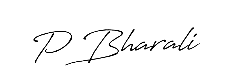 Similarly Antro_Vectra_Bolder is the best handwritten signature design. Signature creator online .You can use it as an online autograph creator for name P Bharali. P Bharali signature style 7 images and pictures png