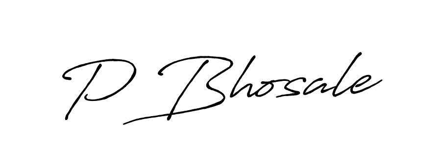 The best way (Antro_Vectra_Bolder) to make a short signature is to pick only two or three words in your name. The name P Bhosale include a total of six letters. For converting this name. P Bhosale signature style 7 images and pictures png