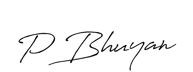 How to Draw P Bhuyan signature style? Antro_Vectra_Bolder is a latest design signature styles for name P Bhuyan. P Bhuyan signature style 7 images and pictures png