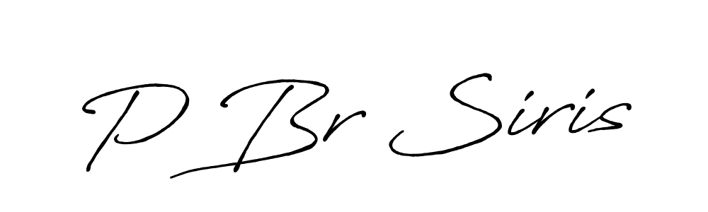 Design your own signature with our free online signature maker. With this signature software, you can create a handwritten (Antro_Vectra_Bolder) signature for name P Br Siris. P Br Siris signature style 7 images and pictures png