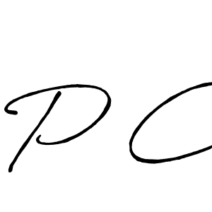 if you are searching for the best signature style for your name P C. so please give up your signature search. here we have designed multiple signature styles  using Antro_Vectra_Bolder. P C signature style 7 images and pictures png