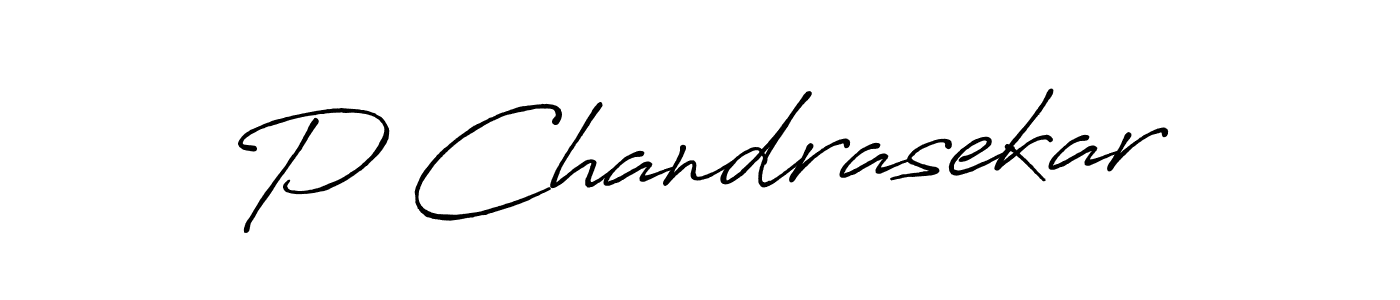 The best way (Antro_Vectra_Bolder) to make a short signature is to pick only two or three words in your name. The name P Chandrasekar include a total of six letters. For converting this name. P Chandrasekar signature style 7 images and pictures png