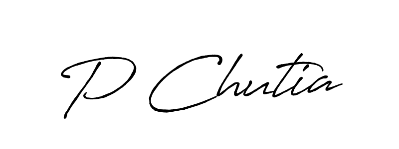 Also You can easily find your signature by using the search form. We will create P Chutia name handwritten signature images for you free of cost using Antro_Vectra_Bolder sign style. P Chutia signature style 7 images and pictures png