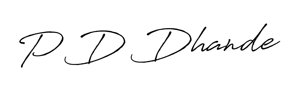 Make a short P D Dhande signature style. Manage your documents anywhere anytime using Antro_Vectra_Bolder. Create and add eSignatures, submit forms, share and send files easily. P D Dhande signature style 7 images and pictures png