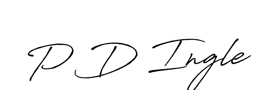 Use a signature maker to create a handwritten signature online. With this signature software, you can design (Antro_Vectra_Bolder) your own signature for name P D Ingle. P D Ingle signature style 7 images and pictures png