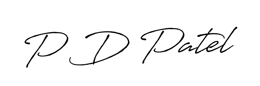 How to Draw P D Patel signature style? Antro_Vectra_Bolder is a latest design signature styles for name P D Patel. P D Patel signature style 7 images and pictures png