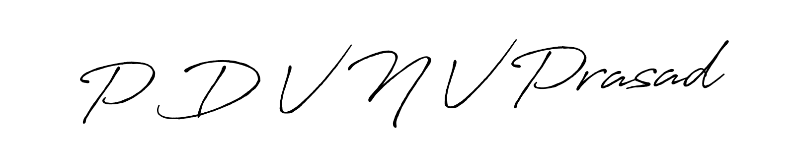 Also we have P D V N V Prasad name is the best signature style. Create professional handwritten signature collection using Antro_Vectra_Bolder autograph style. P D V N V Prasad signature style 7 images and pictures png