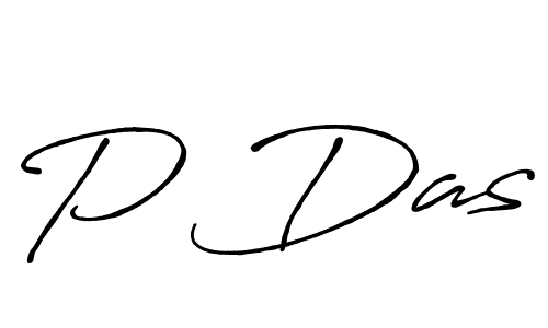 Use a signature maker to create a handwritten signature online. With this signature software, you can design (Antro_Vectra_Bolder) your own signature for name P Das. P Das signature style 7 images and pictures png