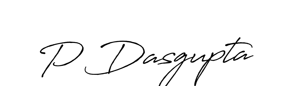 Design your own signature with our free online signature maker. With this signature software, you can create a handwritten (Antro_Vectra_Bolder) signature for name P Dasgupta. P Dasgupta signature style 7 images and pictures png