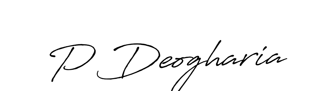 if you are searching for the best signature style for your name P Deogharia. so please give up your signature search. here we have designed multiple signature styles  using Antro_Vectra_Bolder. P Deogharia signature style 7 images and pictures png