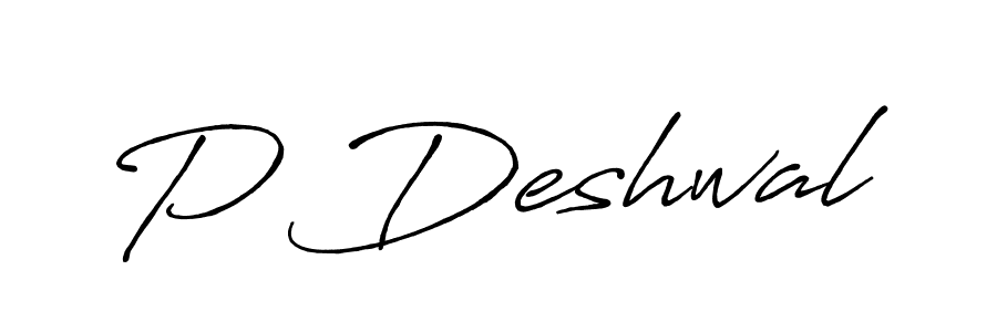 Once you've used our free online signature maker to create your best signature Antro_Vectra_Bolder style, it's time to enjoy all of the benefits that P Deshwal name signing documents. P Deshwal signature style 7 images and pictures png