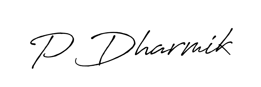 The best way (Antro_Vectra_Bolder) to make a short signature is to pick only two or three words in your name. The name P Dharmik include a total of six letters. For converting this name. P Dharmik signature style 7 images and pictures png