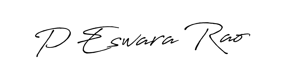 Make a beautiful signature design for name P Eswara Rao. Use this online signature maker to create a handwritten signature for free. P Eswara Rao signature style 7 images and pictures png