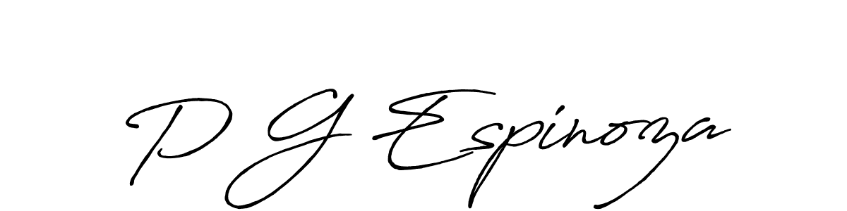 This is the best signature style for the P G Espinoza name. Also you like these signature font (Antro_Vectra_Bolder). Mix name signature. P G Espinoza signature style 7 images and pictures png