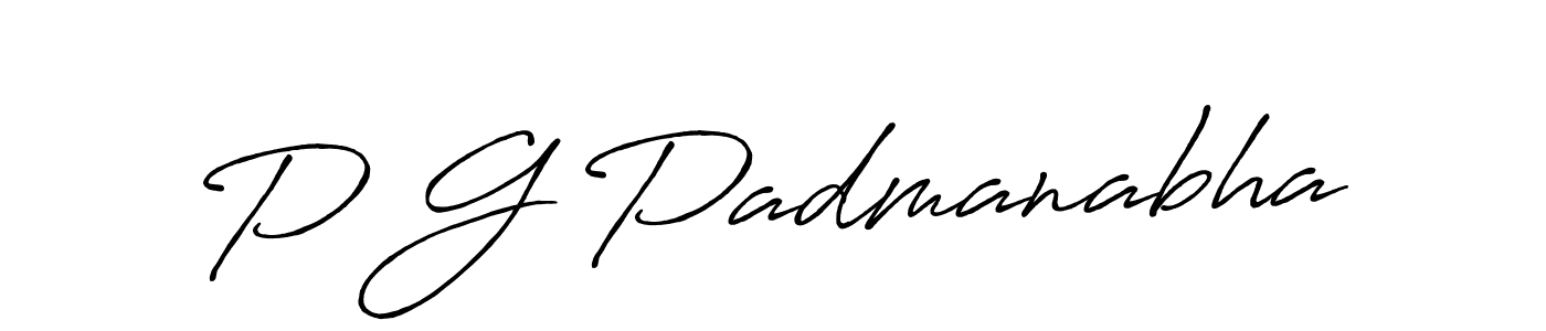 Also You can easily find your signature by using the search form. We will create P G Padmanabha name handwritten signature images for you free of cost using Antro_Vectra_Bolder sign style. P G Padmanabha signature style 7 images and pictures png