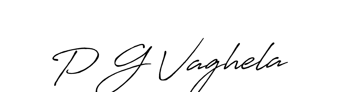 Make a beautiful signature design for name P G Vaghela. Use this online signature maker to create a handwritten signature for free. P G Vaghela signature style 7 images and pictures png