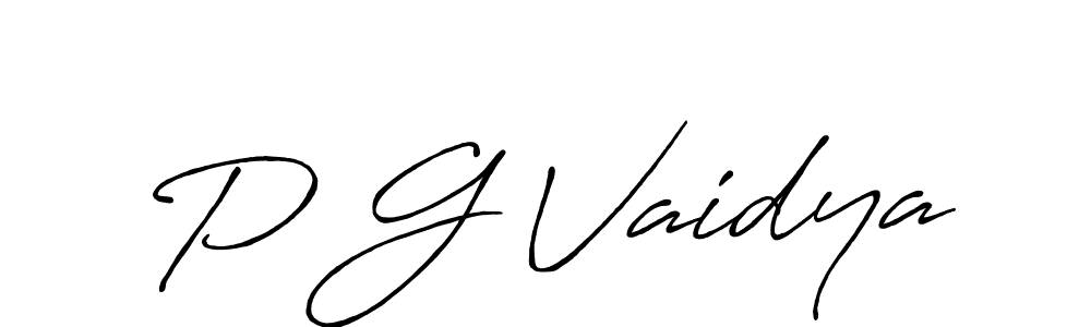 Best and Professional Signature Style for P G Vaidya. Antro_Vectra_Bolder Best Signature Style Collection. P G Vaidya signature style 7 images and pictures png
