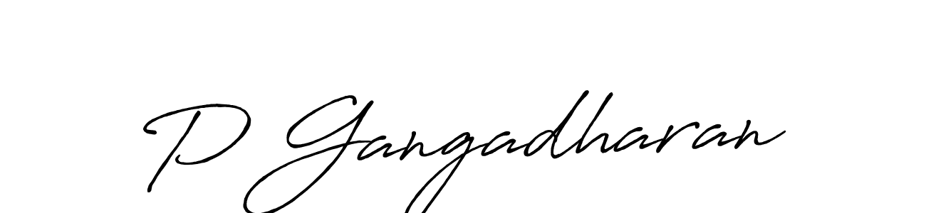 You can use this online signature creator to create a handwritten signature for the name P Gangadharan. This is the best online autograph maker. P Gangadharan signature style 7 images and pictures png
