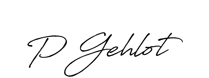 Make a beautiful signature design for name P Gehlot. Use this online signature maker to create a handwritten signature for free. P Gehlot signature style 7 images and pictures png