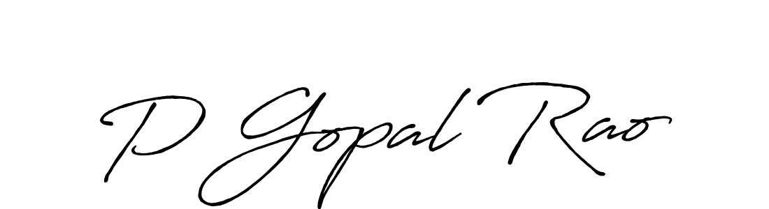 P Gopal Rao stylish signature style. Best Handwritten Sign (Antro_Vectra_Bolder) for my name. Handwritten Signature Collection Ideas for my name P Gopal Rao. P Gopal Rao signature style 7 images and pictures png