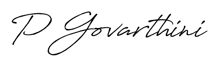 Practice writing P Govarthini with the flow of Antro_Vectra_Bolder lettering. A fantastic source of inspiration for developing your personal signature style. P Govarthini signature style 7 images and pictures png