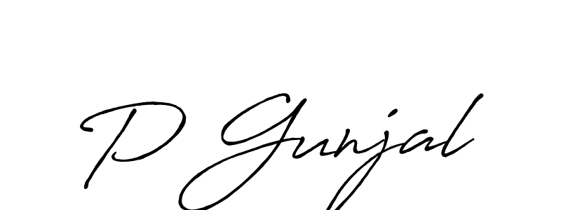 You can use this online signature creator to create a handwritten signature for the name P Gunjal. This is the best online autograph maker. P Gunjal signature style 7 images and pictures png