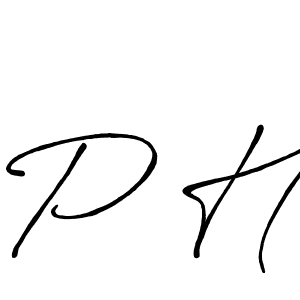 Similarly Antro_Vectra_Bolder is the best handwritten signature design. Signature creator online .You can use it as an online autograph creator for name P H. P H signature style 7 images and pictures png