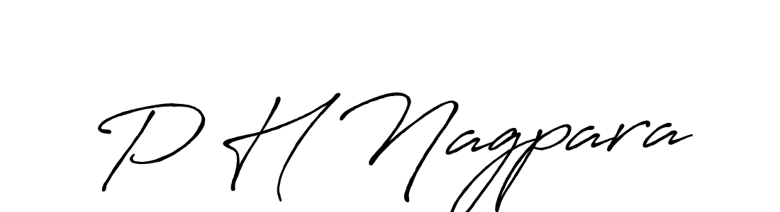 Also we have P H Nagpara name is the best signature style. Create professional handwritten signature collection using Antro_Vectra_Bolder autograph style. P H Nagpara signature style 7 images and pictures png
