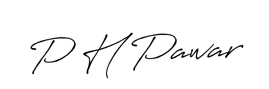Use a signature maker to create a handwritten signature online. With this signature software, you can design (Antro_Vectra_Bolder) your own signature for name P H Pawar. P H Pawar signature style 7 images and pictures png