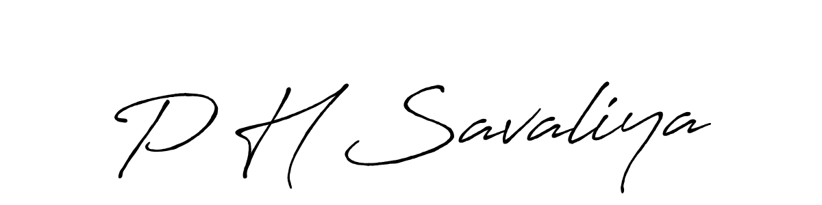 It looks lik you need a new signature style for name P H Savaliya. Design unique handwritten (Antro_Vectra_Bolder) signature with our free signature maker in just a few clicks. P H Savaliya signature style 7 images and pictures png