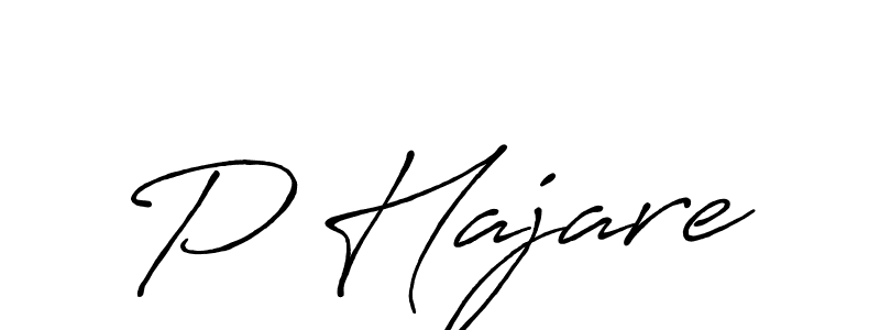 How to make P Hajare signature? Antro_Vectra_Bolder is a professional autograph style. Create handwritten signature for P Hajare name. P Hajare signature style 7 images and pictures png