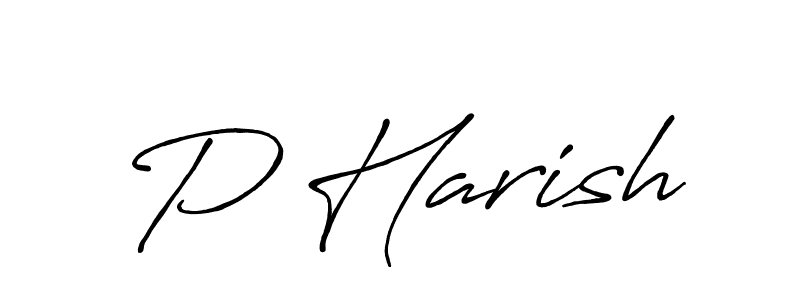 Antro_Vectra_Bolder is a professional signature style that is perfect for those who want to add a touch of class to their signature. It is also a great choice for those who want to make their signature more unique. Get P Harish name to fancy signature for free. P Harish signature style 7 images and pictures png