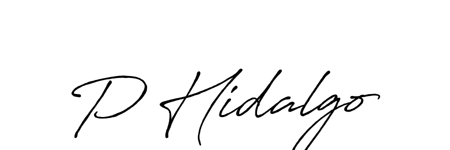 Once you've used our free online signature maker to create your best signature Antro_Vectra_Bolder style, it's time to enjoy all of the benefits that P Hidalgo name signing documents. P Hidalgo signature style 7 images and pictures png