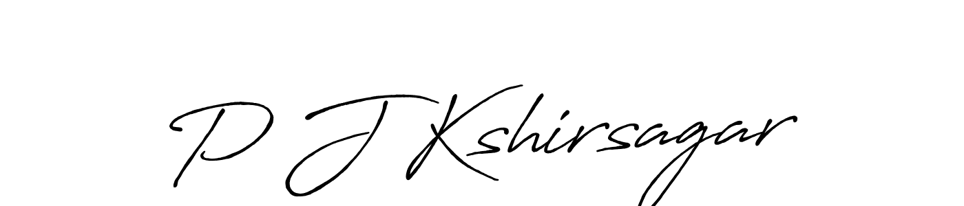 How to Draw P J Kshirsagar signature style? Antro_Vectra_Bolder is a latest design signature styles for name P J Kshirsagar. P J Kshirsagar signature style 7 images and pictures png
