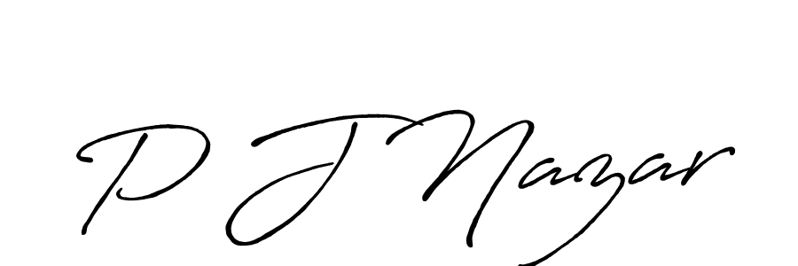 How to Draw P J Nazar signature style? Antro_Vectra_Bolder is a latest design signature styles for name P J Nazar. P J Nazar signature style 7 images and pictures png