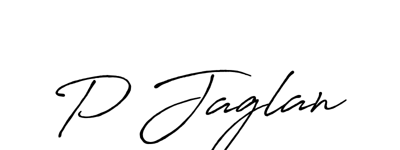 P Jaglan stylish signature style. Best Handwritten Sign (Antro_Vectra_Bolder) for my name. Handwritten Signature Collection Ideas for my name P Jaglan. P Jaglan signature style 7 images and pictures png