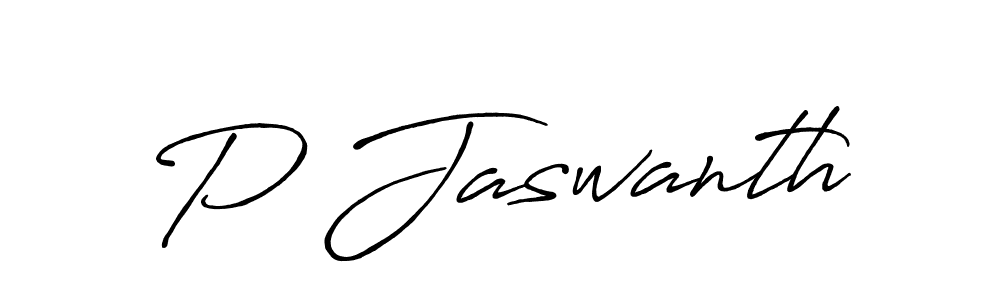 if you are searching for the best signature style for your name P Jaswanth. so please give up your signature search. here we have designed multiple signature styles  using Antro_Vectra_Bolder. P Jaswanth signature style 7 images and pictures png