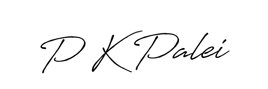 Use a signature maker to create a handwritten signature online. With this signature software, you can design (Antro_Vectra_Bolder) your own signature for name P K Palei. P K Palei signature style 7 images and pictures png