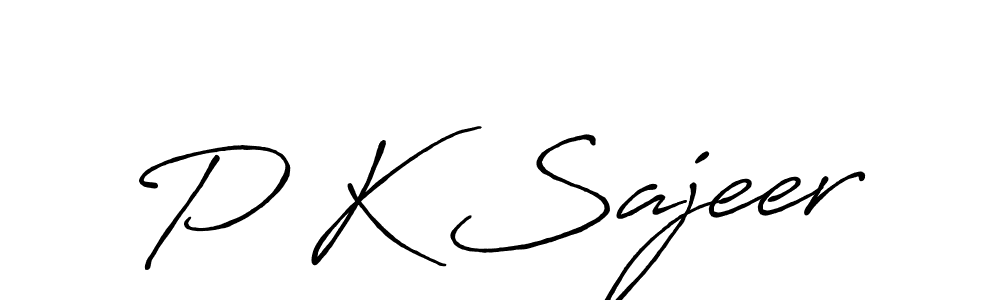 Once you've used our free online signature maker to create your best signature Antro_Vectra_Bolder style, it's time to enjoy all of the benefits that P K Sajeer name signing documents. P K Sajeer signature style 7 images and pictures png