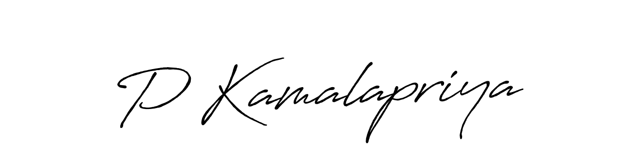 Similarly Antro_Vectra_Bolder is the best handwritten signature design. Signature creator online .You can use it as an online autograph creator for name P Kamalapriya. P Kamalapriya signature style 7 images and pictures png