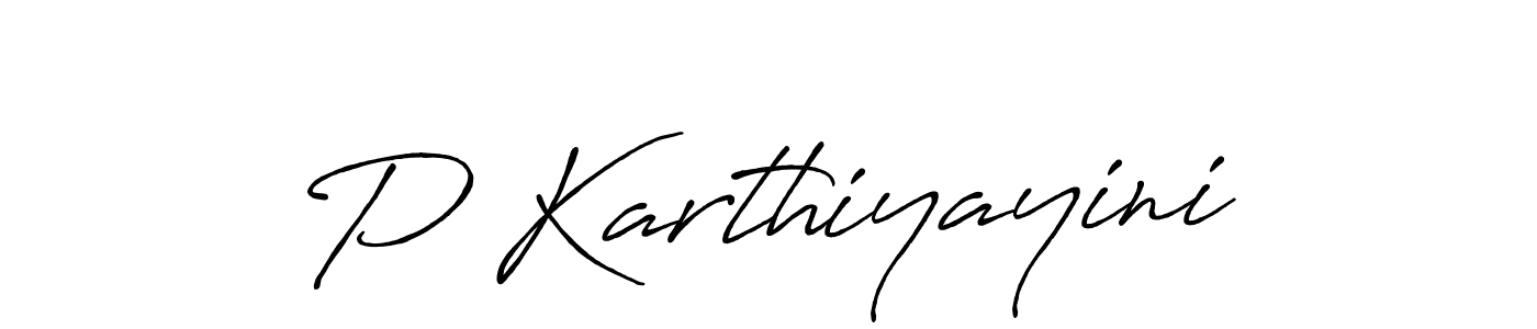 if you are searching for the best signature style for your name P Karthiyayini. so please give up your signature search. here we have designed multiple signature styles  using Antro_Vectra_Bolder. P Karthiyayini signature style 7 images and pictures png