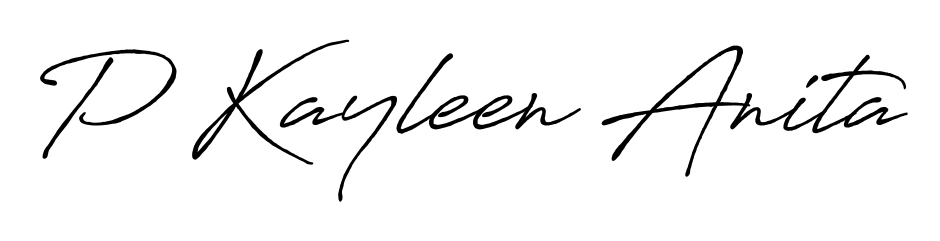 Make a beautiful signature design for name P Kayleen Anita. With this signature (Antro_Vectra_Bolder) style, you can create a handwritten signature for free. P Kayleen Anita signature style 7 images and pictures png