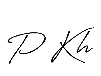 Also we have P Kh name is the best signature style. Create professional handwritten signature collection using Antro_Vectra_Bolder autograph style. P Kh signature style 7 images and pictures png