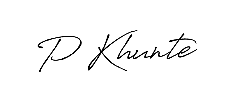 How to Draw P Khunte signature style? Antro_Vectra_Bolder is a latest design signature styles for name P Khunte. P Khunte signature style 7 images and pictures png
