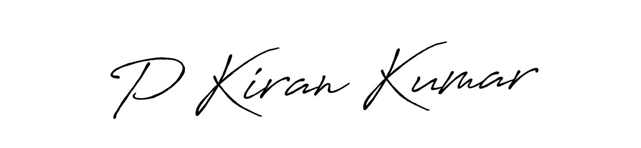 Once you've used our free online signature maker to create your best signature Antro_Vectra_Bolder style, it's time to enjoy all of the benefits that P Kiran Kumar name signing documents. P Kiran Kumar signature style 7 images and pictures png