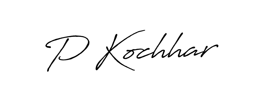 You should practise on your own different ways (Antro_Vectra_Bolder) to write your name (P Kochhar) in signature. don't let someone else do it for you. P Kochhar signature style 7 images and pictures png