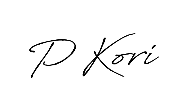 Make a beautiful signature design for name P Kori. Use this online signature maker to create a handwritten signature for free. P Kori signature style 7 images and pictures png